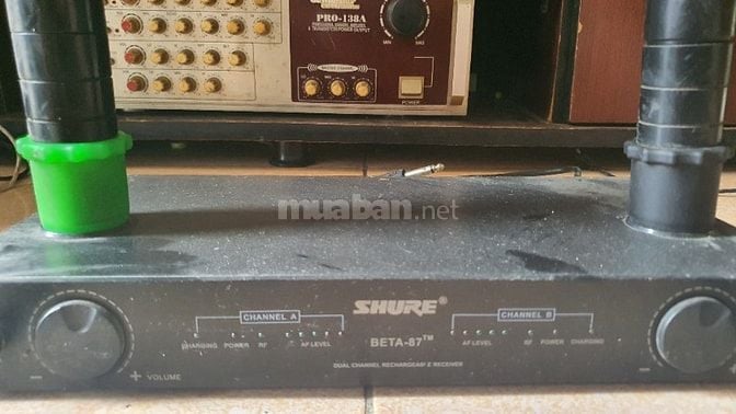Thanh lý Bộ micro không dây Shure Beta 87 hàng xin