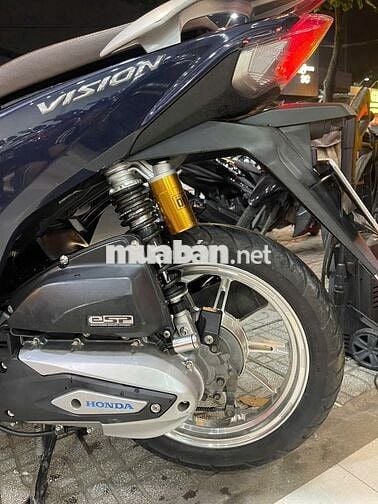 Honda Vision 2022 Màu Xanh Hot - Bao Check Thợ