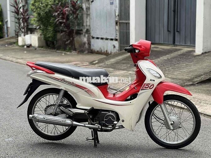 Xe AYM Angala 2019 màu trắng đỏ đen mới 95 %