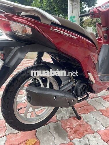 Honda Vision Đời 2021 Màu Đỏ Xe Đẹp Bảo Hành 12T