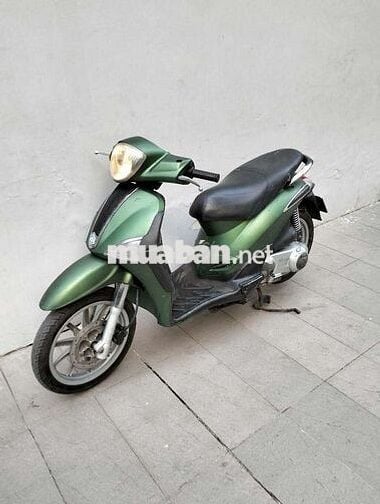 Xe máy Piaggio Liberty màu xanh lá