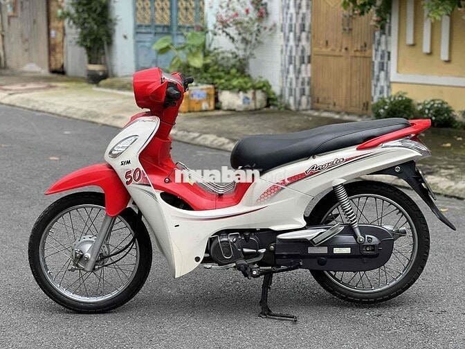 Xe AYM Angala 2019 màu trắng đỏ đen mới 95 %
