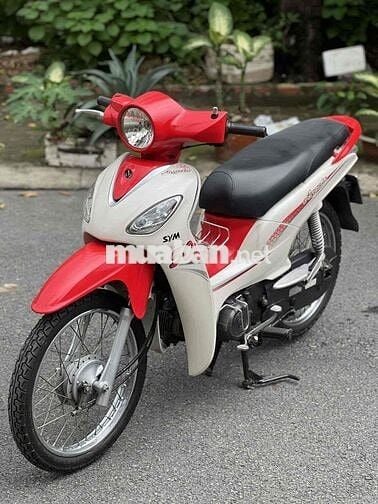 Xe AYM Angala 2019 màu trắng đỏ đen mới 95 %