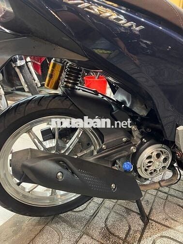 Honda Vision 2022 Màu Xanh Hot - Bao Check Thợ