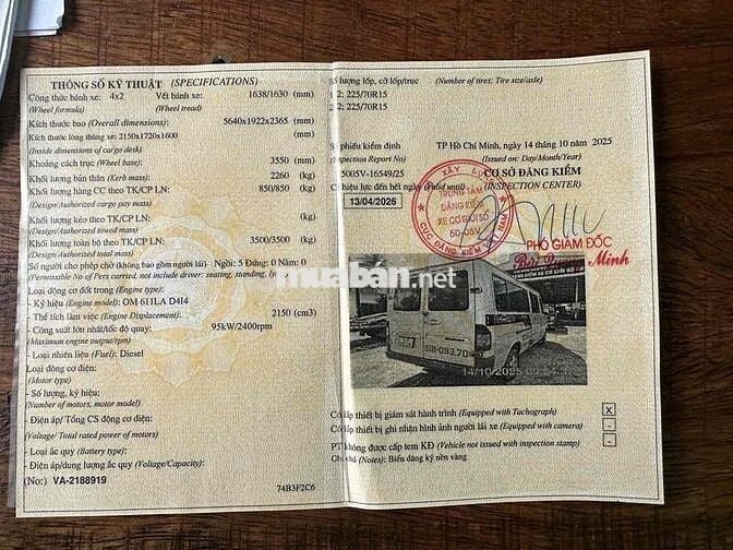 Mercedes Benz Sprinter 313 tải van 2008
