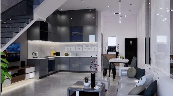 BÁN NHÀ 1T/2L ĐƯỜNG BÙI QUỐC KHÁNH, CÁCH CHỢ THỦ DẦU MỘT 90M