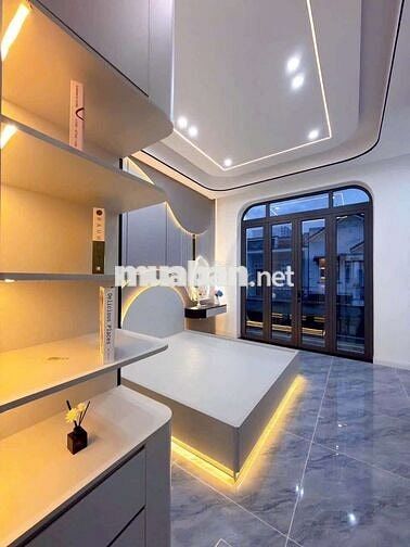 NHÀ TRỆT LẦU ĐẸP + FUL NỘI THẤT CAO CẤP