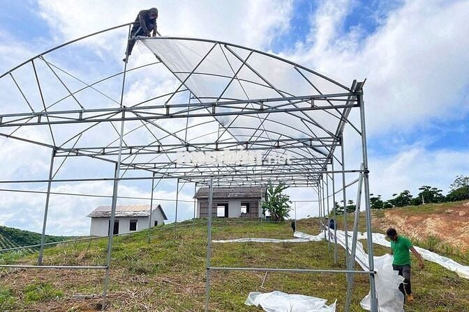 Bán nhanh lô đất Peru B 1028m2 sẵn 200m2 Tc giá 18 tỷ xã Lộc Ngãi