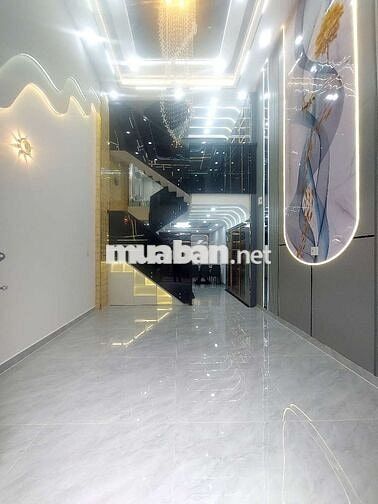 Nhà hương lộ 2 gần ngã 4 bốn xã 4x14m lửng 3 lầu 6pn,6wc nội thất đủ