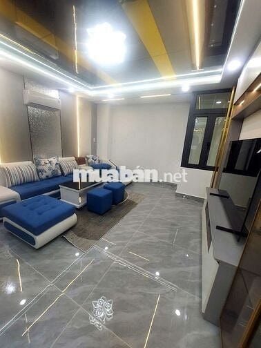 Nhà hương lộ 2 gần ngã 4 bốn xã 4x14m lửng 3 lầu 6pn,6wc nội thất đủ