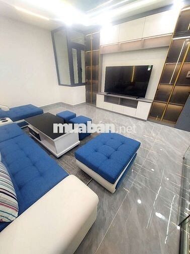 Nhà hương lộ 2 gần ngã 4 bốn xã 4x14m lửng 3 lầu 6pn,6wc nội thất đủ