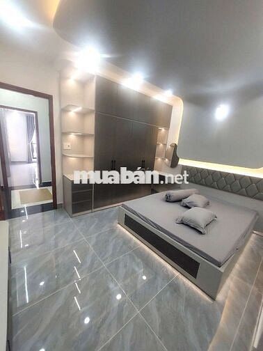 Nhà hương lộ 2 gần ngã 4 bốn xã 4x14m lửng 3 lầu 6pn,6wc nội thất đủ