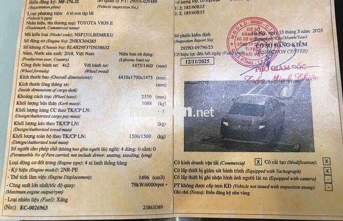 Toyota Vios E 2018 màu vàng cát