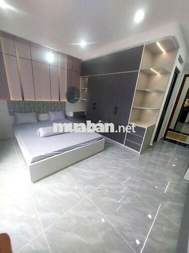 Nhà hương lộ 2 gần ngã 4 bốn xã 4x14m lửng 3 lầu 6pn,6wc nội thất đủ