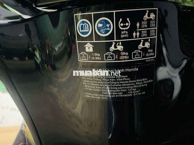 Chính chủ Cần bán xe Sh125 CBS 2023