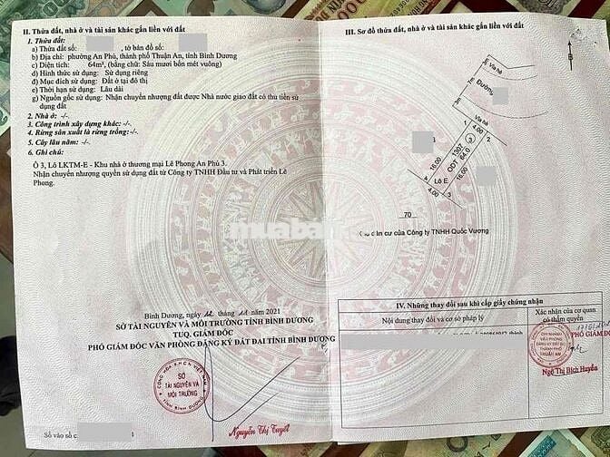Giảm 200tr bán nhanh trong tuần đất nền KDC Ngã 6 An Phú