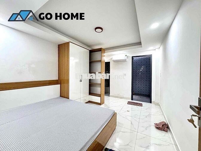 2 PHÒNG NGỦ TÁCH BẾP FULL NỘI THẤT CAO CẤP NGAY EMART PHAN HUY ÍCH GV