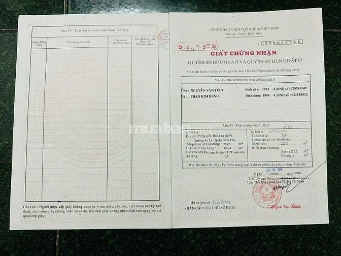 bán nhà xưỡng mặt tiền đường nguyễn hới phường an lạc