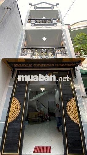 BÁN NHÀ ĐẸP BÌNH ĐÔNG - HẺM XE HƠI - 3 TẦNG 4PN 3WC - NHỈNH 4 TỶ