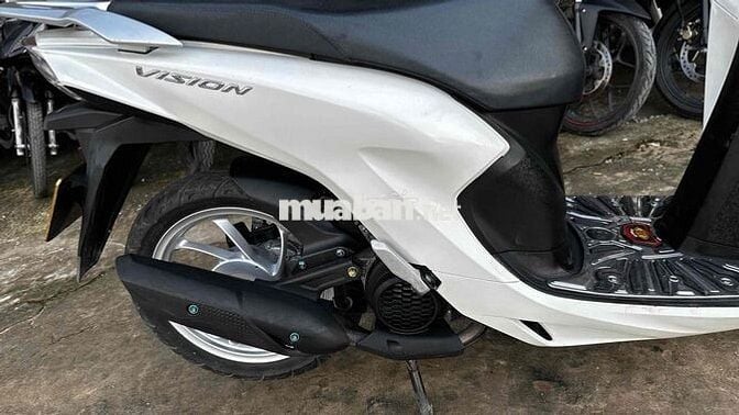 Honda Vision 2021 trắng đen ( hỗ trợ góp )