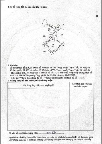 Chính chủ bán 404m2 đất tại xã Yên Trung, Thạch Thất, Hà Nội