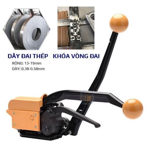 Máy đóng đai thép 3 trong 1 không dùng bọ A333