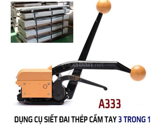 Máy đóng đai thép 3 trong 1 không dùng bọ A333