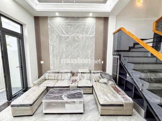 BÁN NHÀ MỚI HOÀN THIỆN 1 LẦU 1 TRỆT