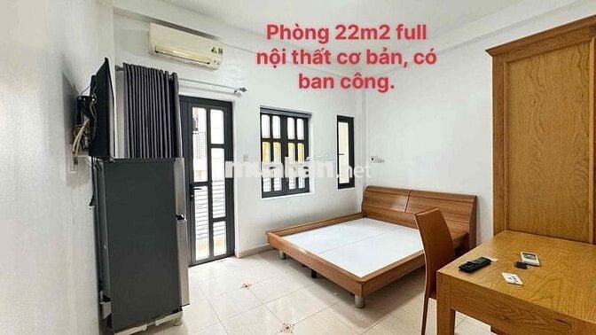 Phòng full nội thất cơ bản Đặng Văn Ngữ, Phú Nhuận