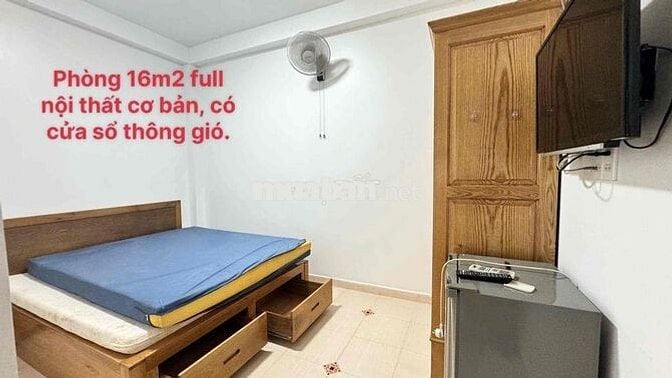 Phòng full nội thất cơ bản Đặng Văn Ngữ, Phú Nhuận