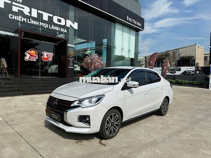 Mitsubishi Attrage Pre 2023 Trắng - Odo 21.100km