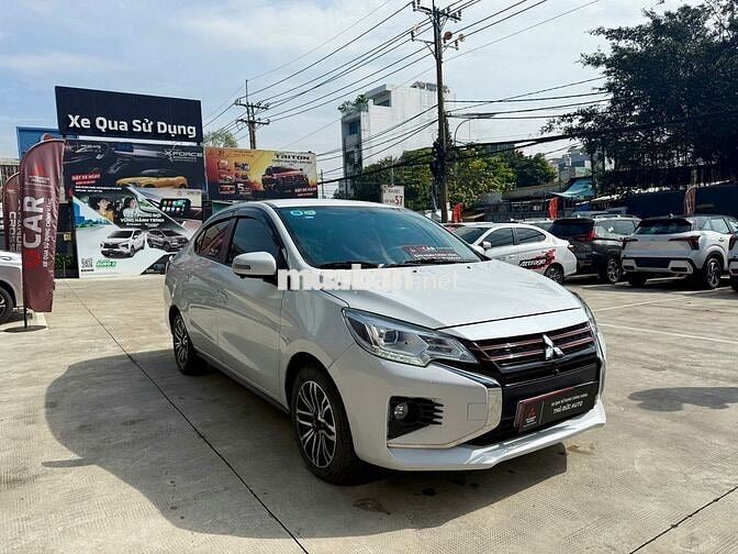 Mitsubishi Attrage Pre 2023 Trắng - Odo 21.100km
