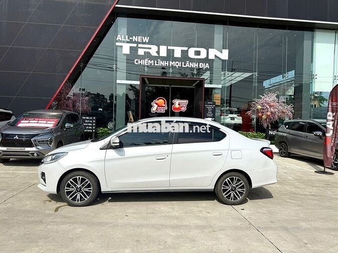 Mitsubishi Attrage Pre 2023 Trắng - Odo 21.100km