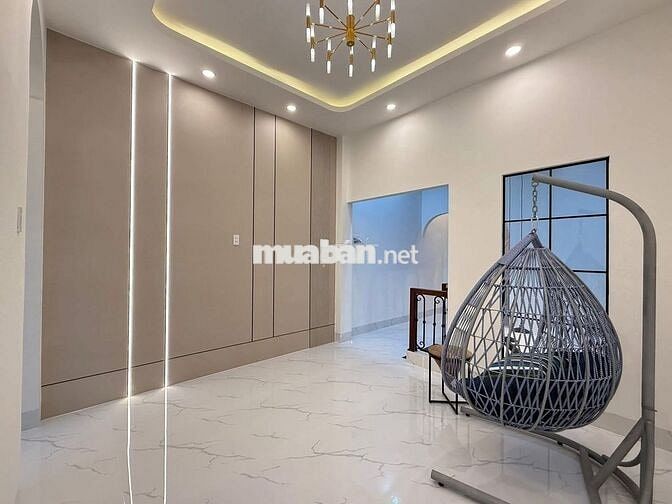 Nhà Phường 5 siêu đẹp 4m x 23m5 có 4 phòng ngù, 3wc