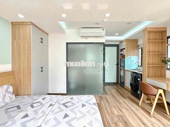 KHAI TRƯƠNG CĂN HỘ 1PN FULL NỘI THẤT HƠN 40M2 BANCOL RỘNG GIÁP Q1 , PN