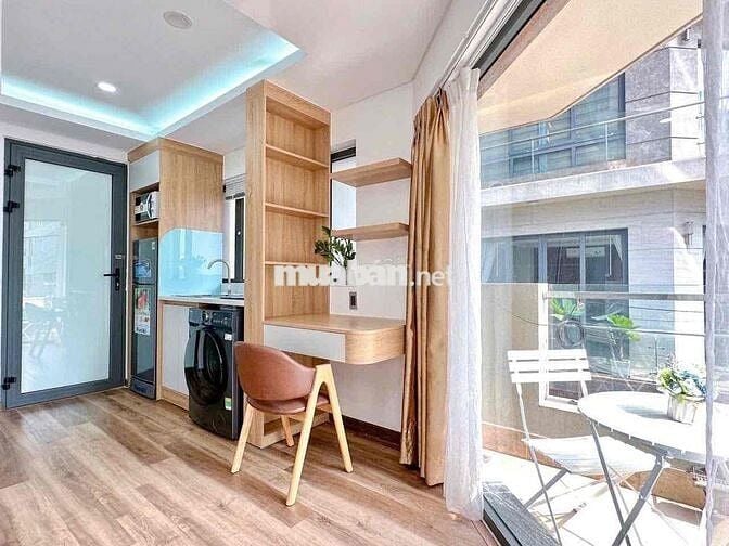 KHAI TRƯƠNG CĂN HỘ 1PN FULL NỘI THẤT HƠN 40M2 BANCOL RỘNG GIÁP Q1 , PN