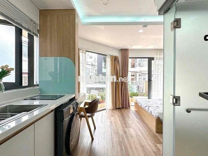 KHAI TRƯƠNG CĂN HỘ 1PN FULL NỘI THẤT HƠN 40M2 BANCOL RỘNG GIÁP Q1 , PN
