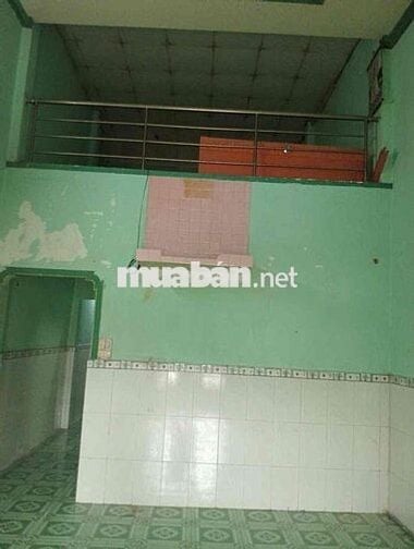 Cho thuê nhà 4tr/ tháng.  DT: 4m x 14m 2PN 1WC.  Mặt tiền Đường 1C, Ấp