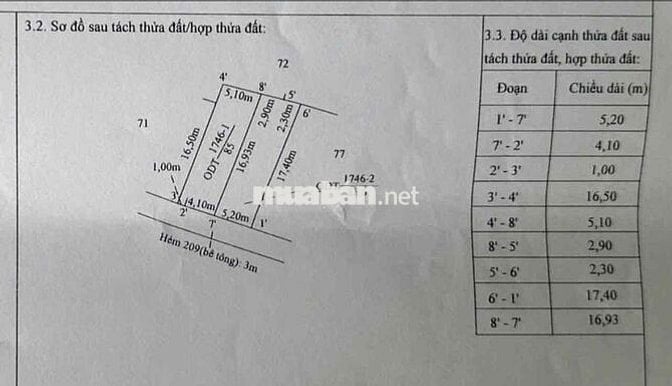 ❌❌Chủ gửi 2 nền liền kề hẻm THÔNG ÔTÔ Nguyễn Văn Rành P7 Tân An