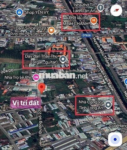 ❌❌Chủ gửi 2 nền liền kề hẻm THÔNG ÔTÔ Nguyễn Văn Rành P7 Tân An