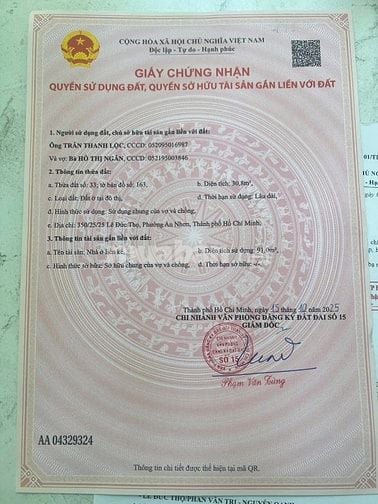 Bán nhà đẹp 2 lầu 350/25/25 Lê Đức Thọ. P6. Gò Vấp (Dương Quảng Hàm)