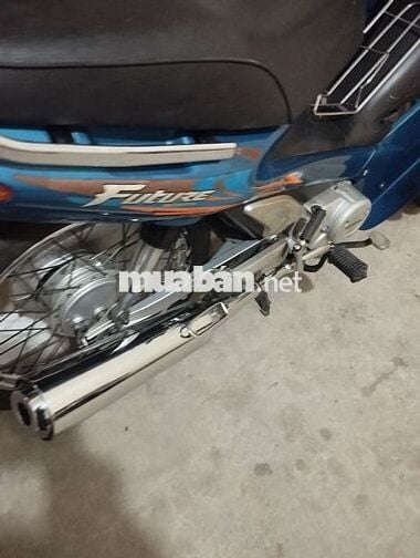 Xe máy Honda Future 1 màu xanh,