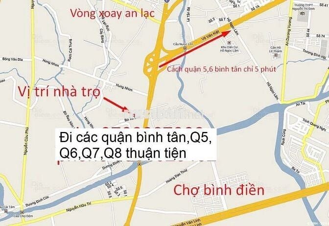 Trọ gần vòng xoay an lạc, đại lộ võ văn kiệt, bình điền, nhi đồng 3