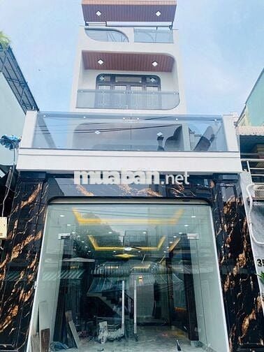 Bán nhà mặt tiền đường, ngay bến xe miền tây 4 tầng 5pn, đường rộng 7m