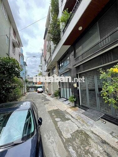 Giáp Phú Nhuận, Nhà ~50m2, 5 tầng 5PN, hẻm 6m, Nguyễn Văn Đậu, ở ngay