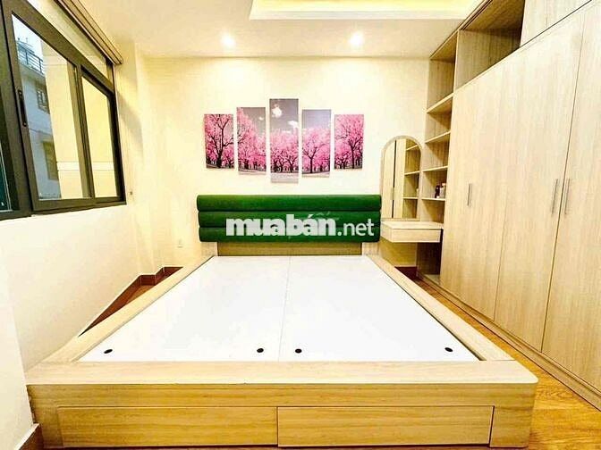 Giáp Phú Nhuận, Nhà ~50m2, 5 tầng 5PN, hẻm 6m, Nguyễn Văn Đậu, ở ngay