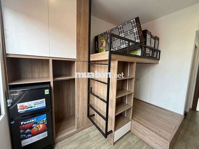 Đập hộp CCMN 25m2 gác xép full đồ. Thóang mát tại Trương Định