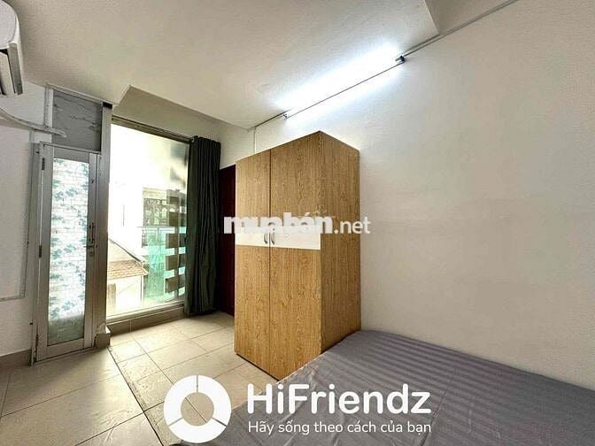 🏡CĂN HỘ 1PN BAN CÔNG FULL NỘI THẤT THANG MÁY NGAY SVĐ PHÚ THỌ