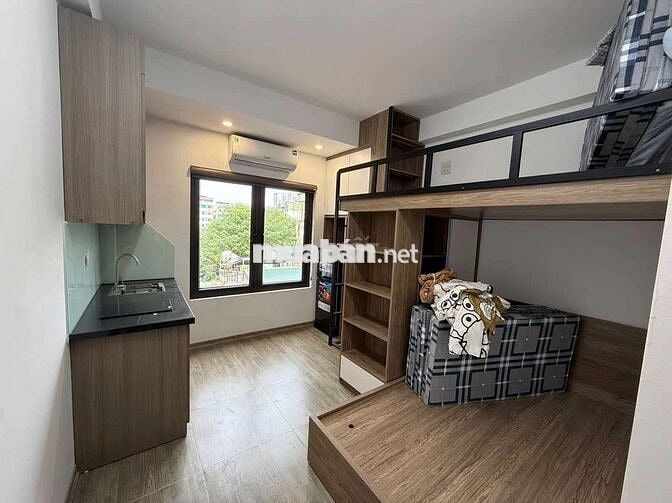 Đập hộp CCMN 25m2 gác xép full đồ. Thóang mát tại Trương Định