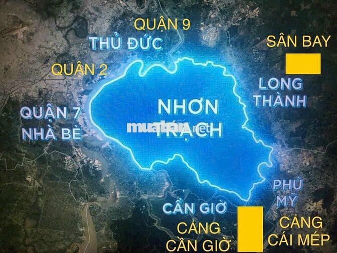 Đất rẻ và đẹp nhất khu vực Nhơn Trạch giá chỉ từ 1,2/lô full thổ cư